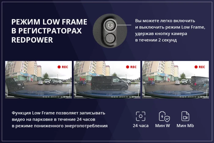 Штатный видеорегистратор RedPower DVR-BMW8-G (BMW G-серии c Connected Drive на лобовом стекле)