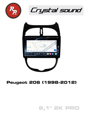 Автомагнитола RedPower 85409PRO для Peugeot 206 (1998-2012)