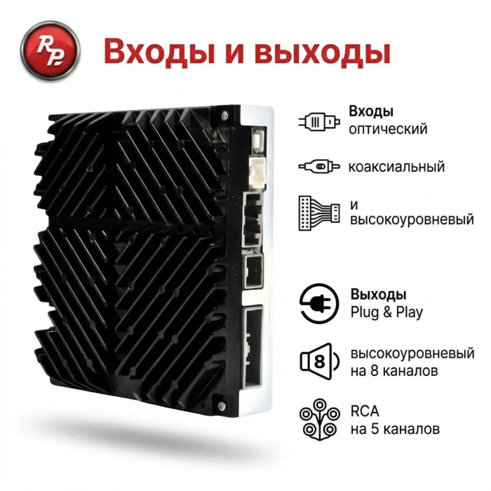 Усилитель RONIN 8DSP для HAVAL F7 Stage 1/2 с динамиками