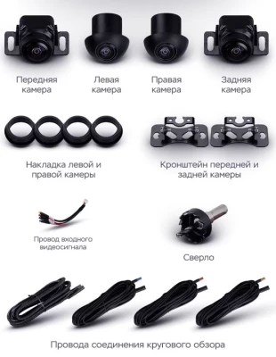 Комплект камер кругового обзора RedPower AVM 360° (для серии 850)
