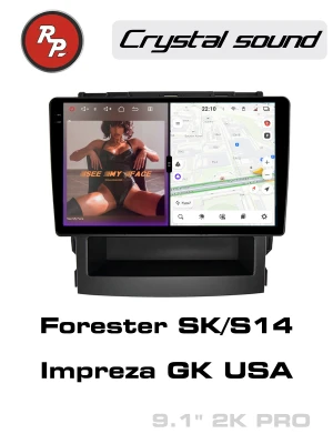 Автомагнитола RedPower 85663PRO для Subaru Forester SK/S14 (03.2018-н.в.), Impreza GK (03.2016-12.2019) (рынок США)