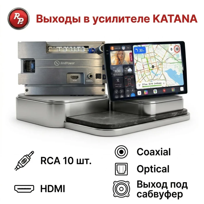 Автомагнитола RedPower KATANA 850PRO 8/256 Гб 10 дюймов (без рамки и проводки)