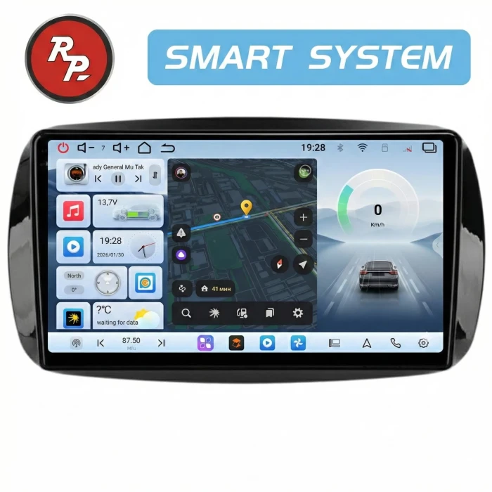 Автомагнитола RedPower 80371 для Mercedes-Benz Smart 3 (2014-2020)